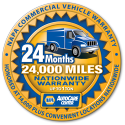 NAPA Truck Service Over the Road Warranty